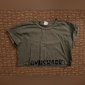 Gymshark Khaki Tee with Black Tag